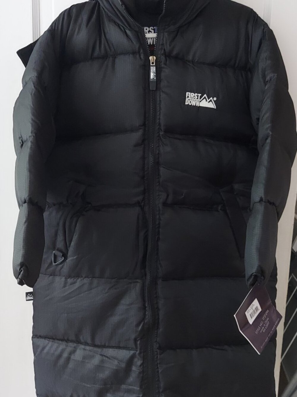 Boys' downfilled long coat